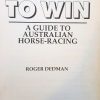 betting-to-win-a-guide-to-australian-horse-racing-roger-dedman